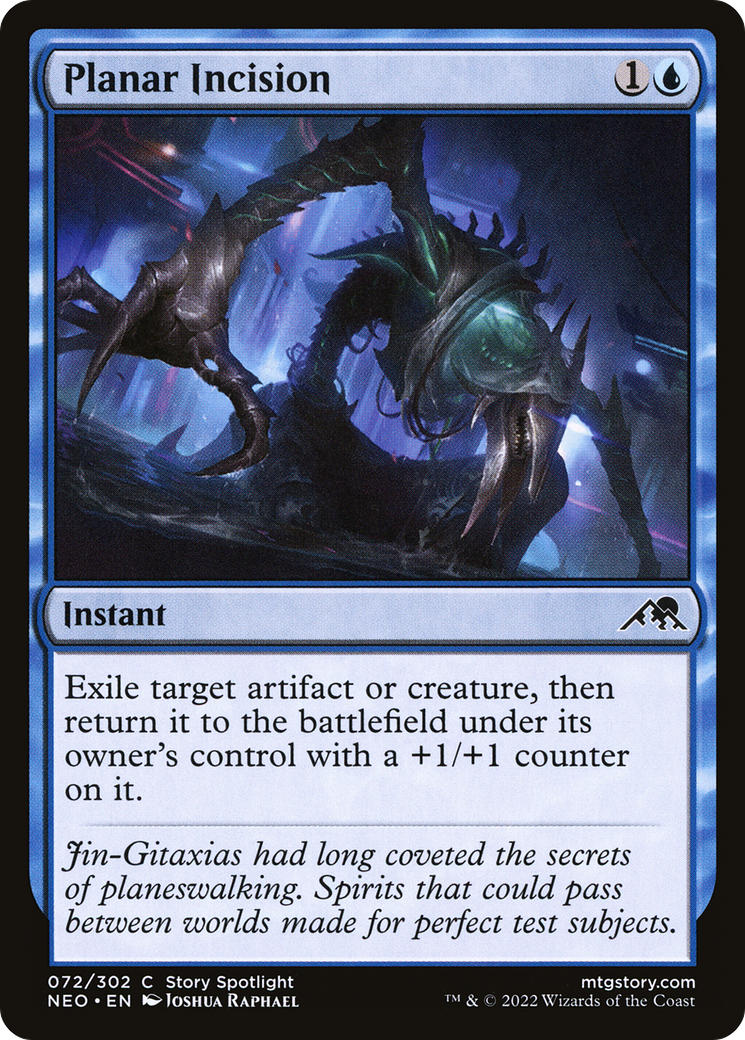 Image of Planar Incision (NEO-072) - Kamigawa: Neon Dynasty