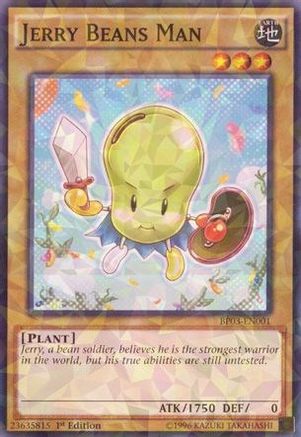 Image of Jerry Beans Man (Shatterfoil) (BP03-EN001) - Battle Pack 3: Monster League 1st Edition