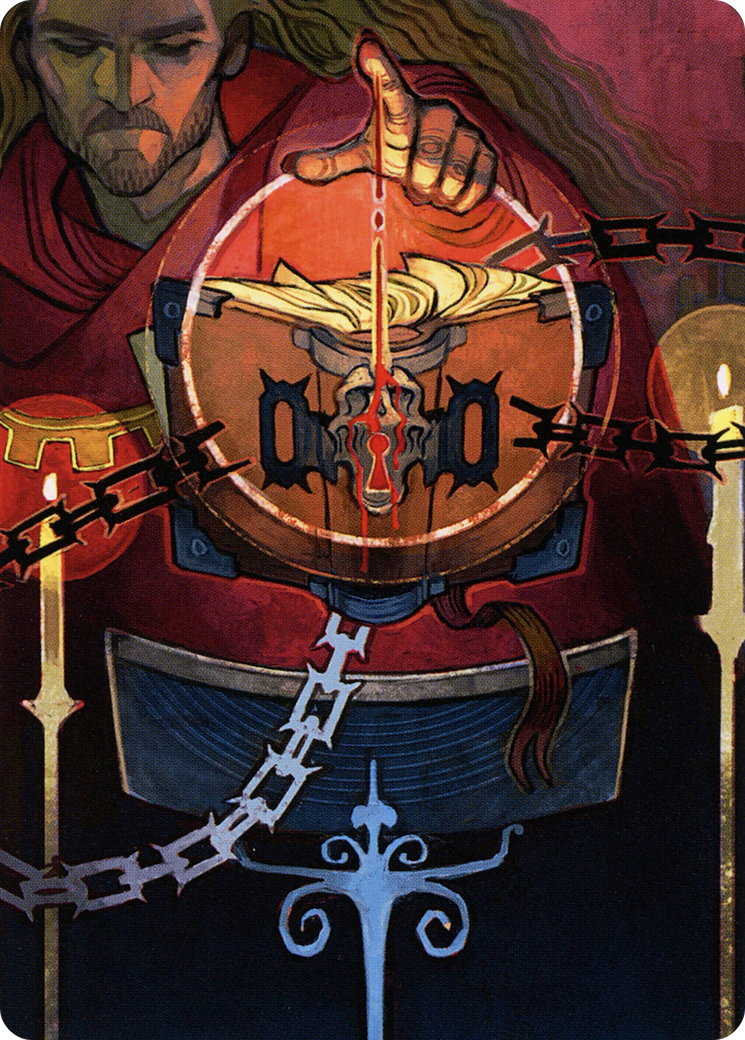 Image of Sign in Blood // Sign in Blood (ASTX-072) - Strixhaven Art Series (Borderless) Foil