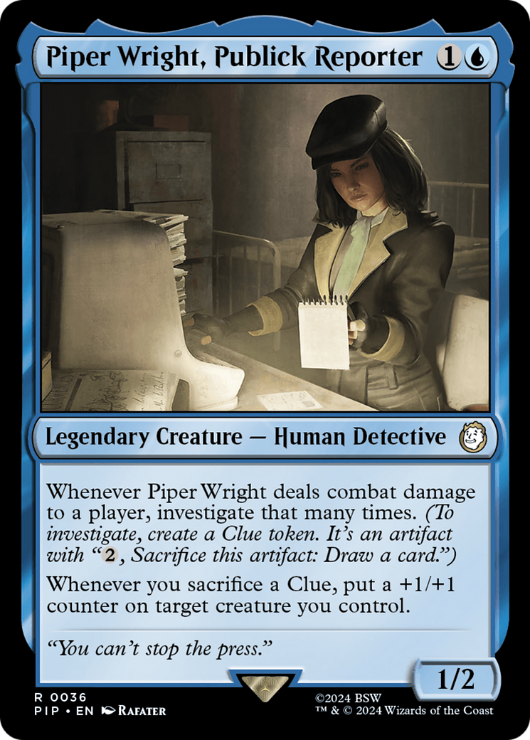 Image of Piper Wright, Publick Reporter (PIP-036) - Fallout
