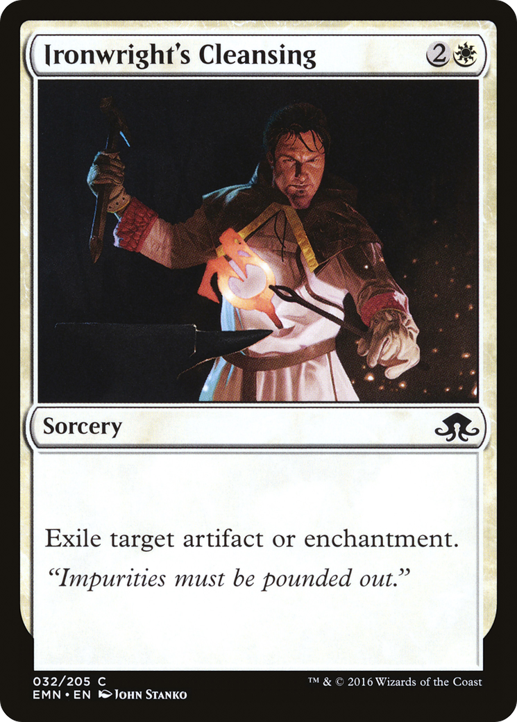 Image of Ironwright's Cleansing (EMN-032) - Eldritch Moon Foil