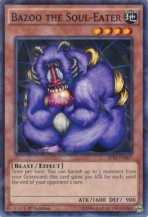 Image of Bazoo the Soul-Eater (Shatterfoil) (BP03-EN002) - Battle Pack 3: Monster League 1st Edition