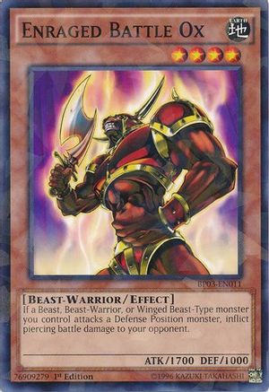 Image of Enraged Battle Ox (Shatterfoil) (BP03-EN011) - Battle Pack 3: Monster League 1st Edition