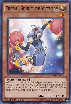 Image of Freya, Spirit of Victory (BP03-EN027) - Battle Pack 3: Monster League 1st Edition