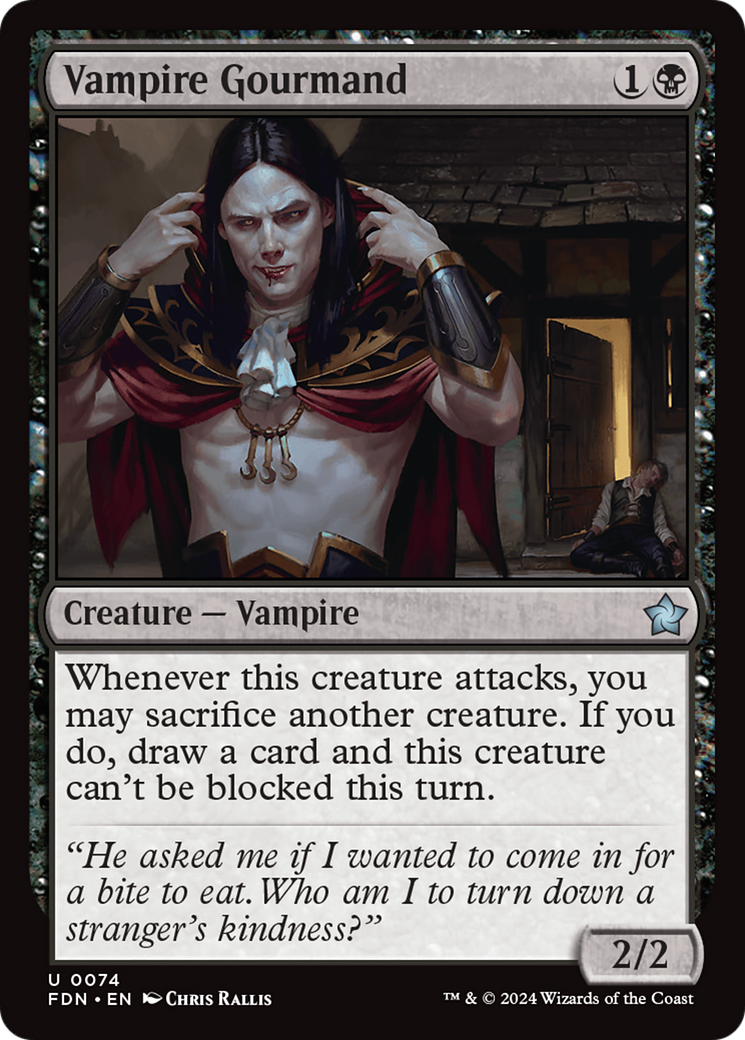 Image of Vampire Gourmand (FDN-074) - Foundations Foil