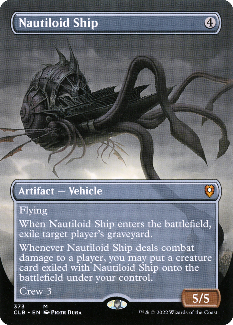 Image of Nautiloid Ship (Borderless) (CLB-373) - Commander Legends: Battle for Baldur's Gate (Borderless)