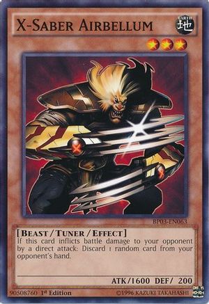 Image of X-Saber Airbellum (BP03-EN063) - Battle Pack 3: Monster League 1st Edition