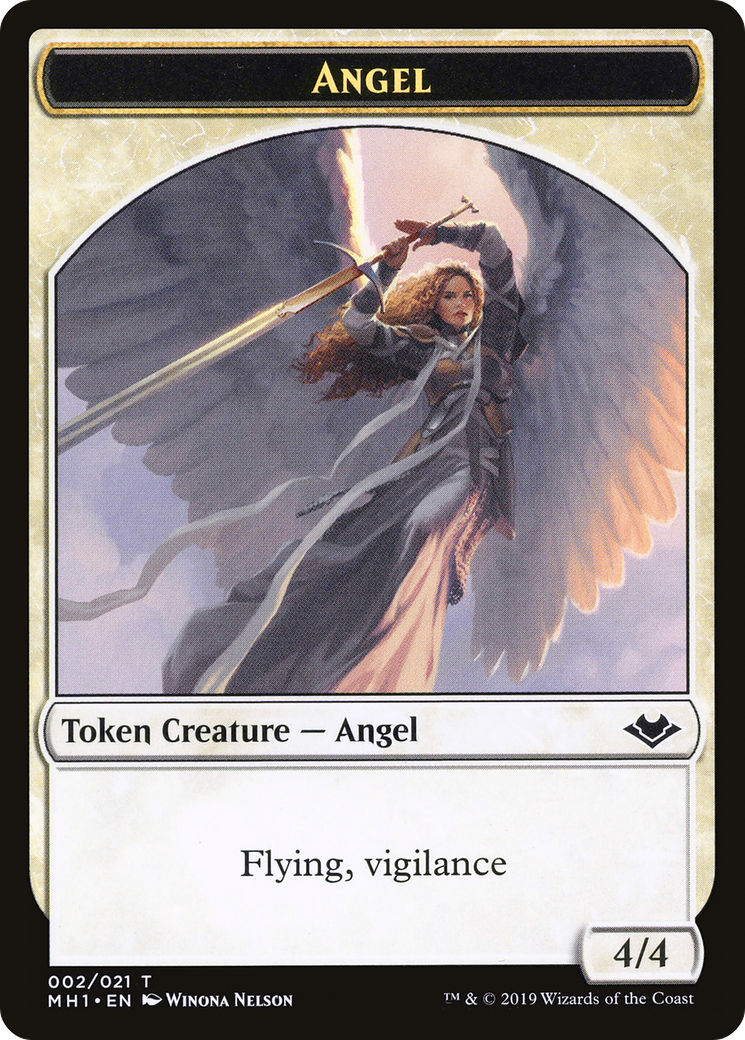 Image of Angel (TMH1-002) - Modern Horizons Tokens