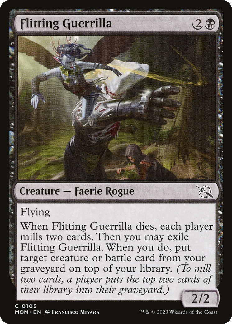 Image of Flitting Guerrilla (MOM-105) - March of the Machine Foil