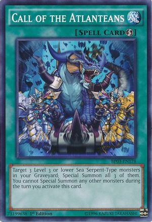 Image of Call of the Atlanteans (BP03-EN178) - Battle Pack 3: Monster League 1st Edition