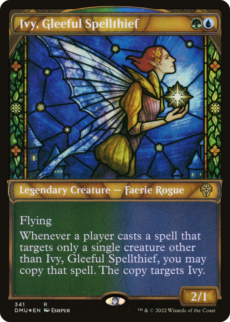 Image of Ivy, Gleeful Spellthief (Textured Foil) (DMU-341) - Dominaria United: (Showcase) Foil