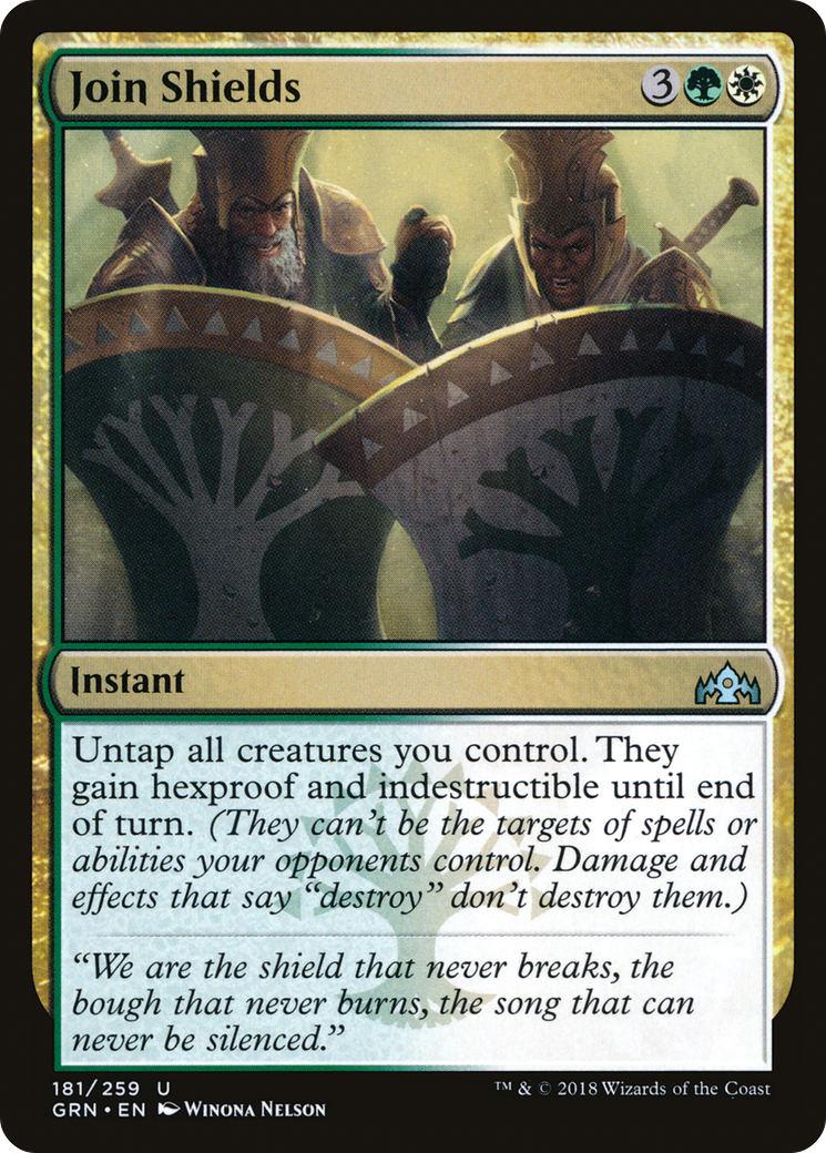 Image of Join Shields (GRN-181) - Guilds of Ravnica Foil