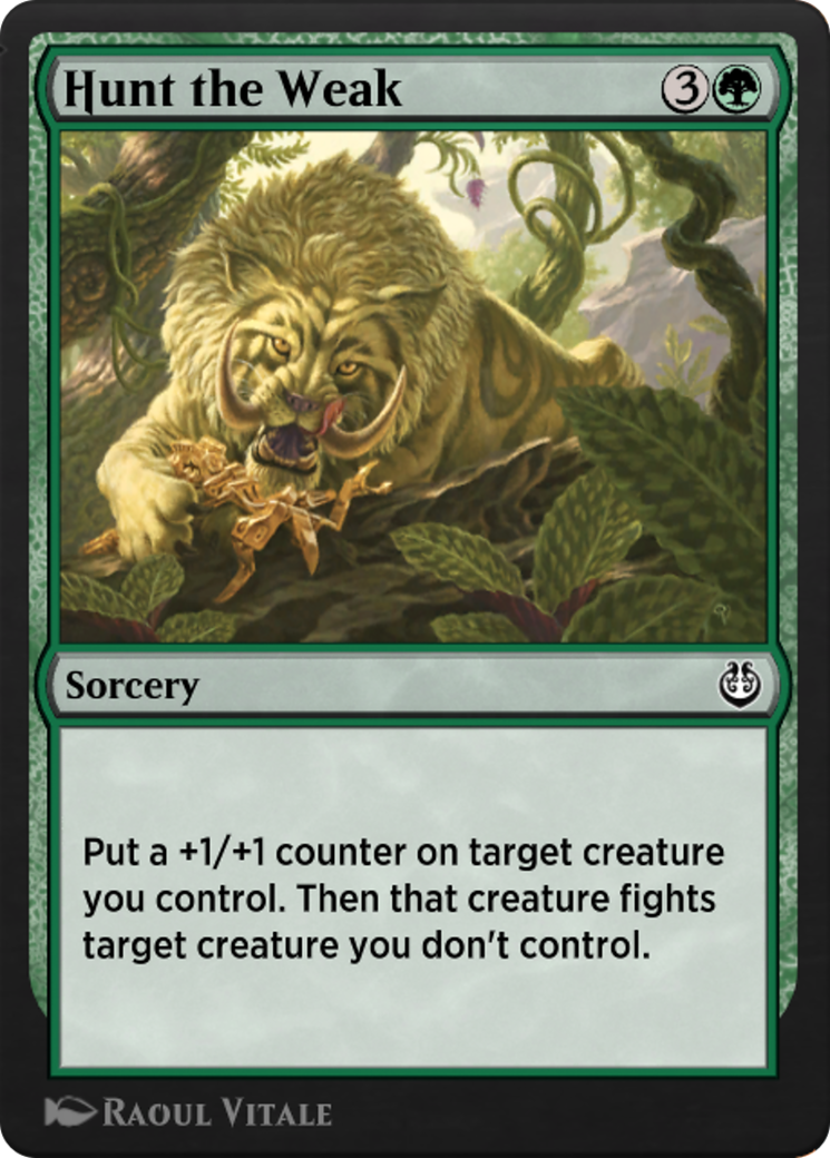 Image of Hunt the Weak (KLR-164) - Kaladesh Remastered