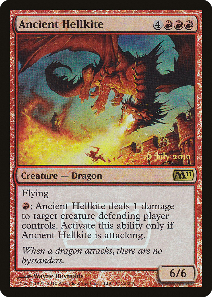 Image of Ancient Hellkite (LARP-122) - Magic 2011 Promos Foil