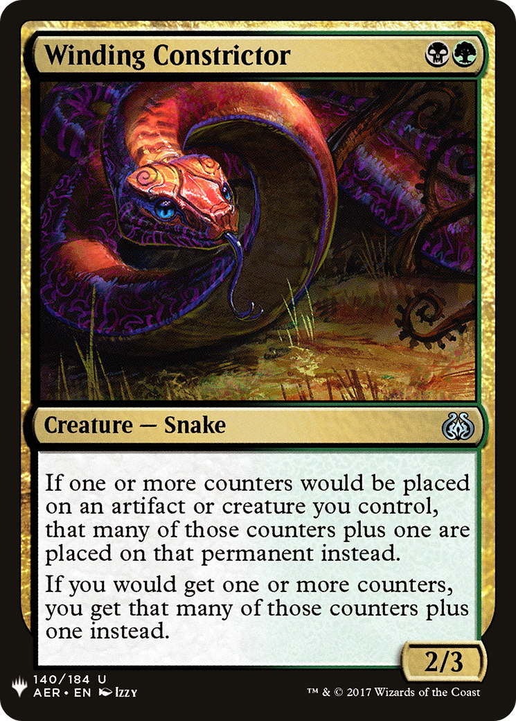 Image of Winding Constrictor (LIST-140) - The List