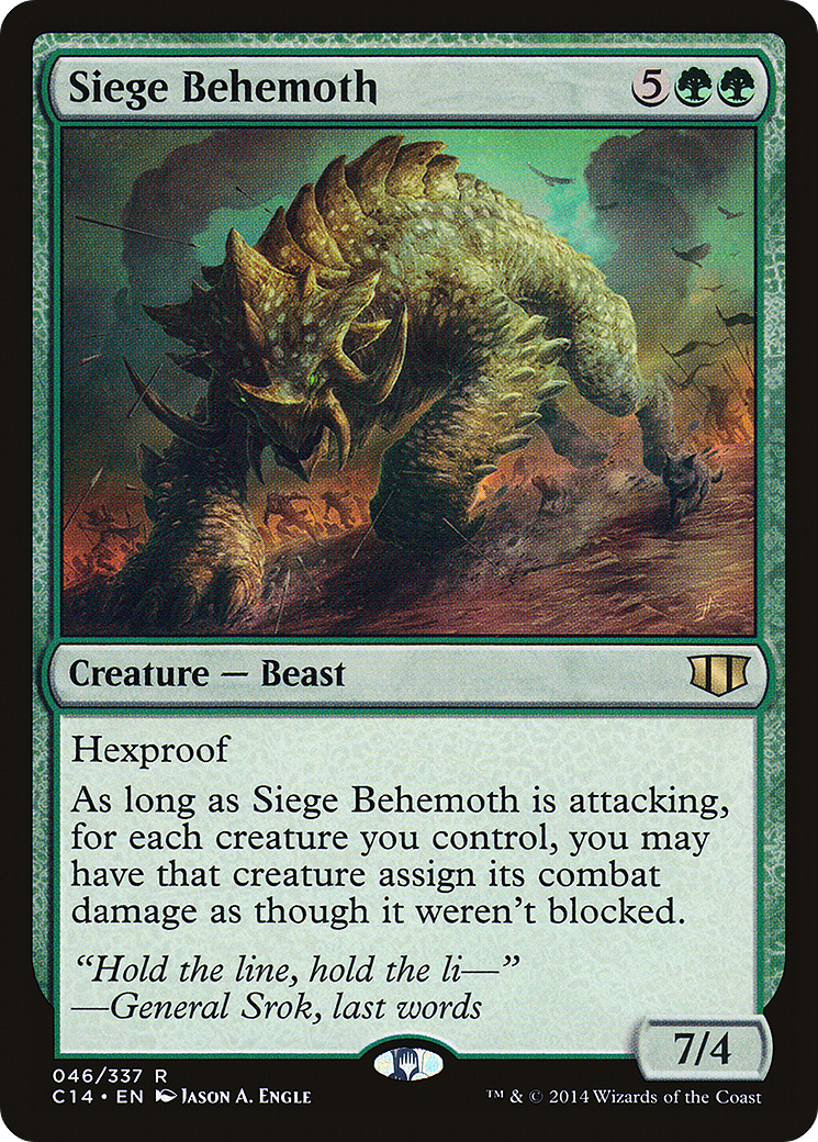 Image of Siege Behemoth (C14-046) - Commander 2014