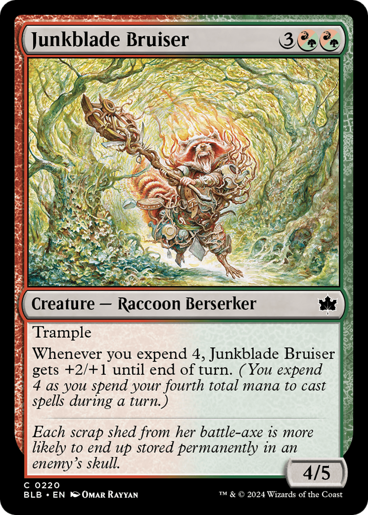 Image of Junkblade Bruiser (BLB-220) - Bloomburrow