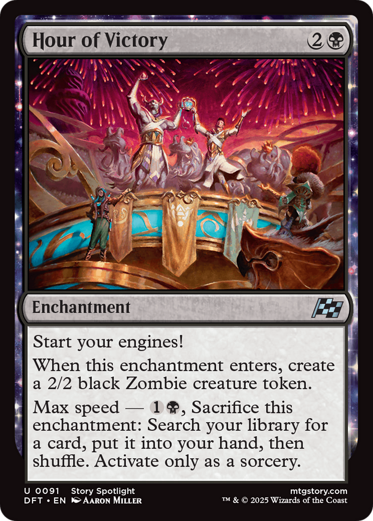 Image of Hour of Victory (DFT-091) - Aetherdrift: (enchantment) Foil