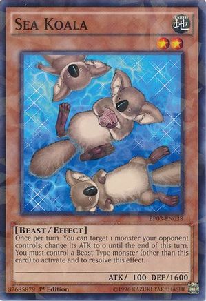 Image of Sea Koala (Shatterfoil) (BP03-EN038) - Battle Pack 3: Monster League 1st Edition