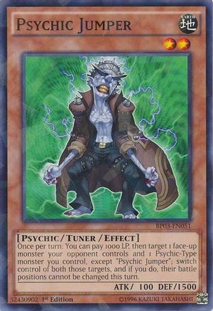 Image of Psychic Jumper (Shatterfoil) (BP03-EN051) - Battle Pack 3: Monster League 1st Edition