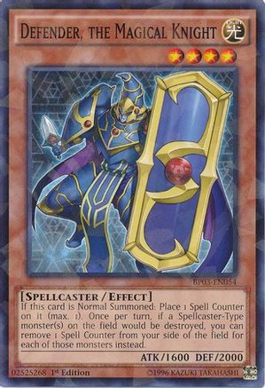 Image of Defender, The Magical Knight (Shatterfoil) (BP03-EN054) - Battle Pack 3: Monster League 1st Edition