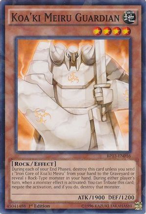 Image of Koa'ki Meiru Guardian (Shatterfoil) (BP03-EN056) - Battle Pack 3: Monster League 1st Edition