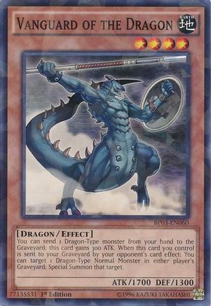 Image of Vanguard of the Dragon (Shatterfoil) (BP03-EN060) - Battle Pack 3: Monster League 1st Edition