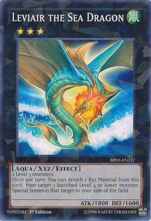 Image of Leviair the Sea Dragon (Shatterfoil) (BP03-EN117) - Battle Pack 3: Monster League 1st Edition