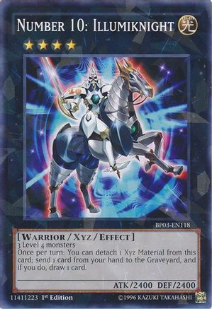 Image of Number 10: Illumiknight (Shatterfoil) (BP03-EN118) - Battle Pack 3: Monster League 1st Edition