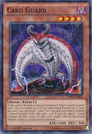Image of Card Guard (Shatterfoil) (BP03-EN065) - Battle Pack 3: Monster League 1st Edition
