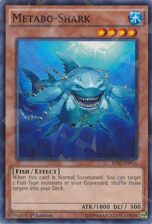Image of Metabo-Shark (Shatterfoil) (BP03-EN068) - Battle Pack 3: Monster League 1st Edition