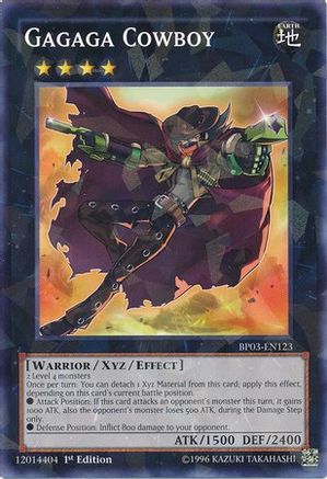 Image of Gagaga Cowboy (Shatterfoil) (BP03-EN123) - Battle Pack 3: Monster League 1st Edition