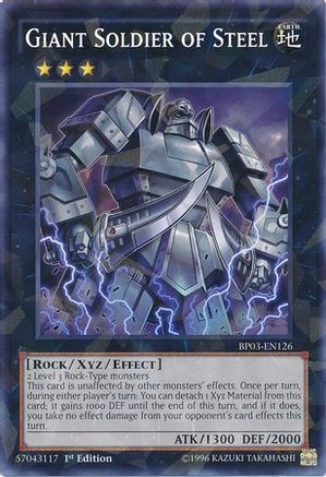 Image of Giant Soldier of Steel (Shatterfoil) (BP03-EN126) - Battle Pack 3: Monster League 1st Edition