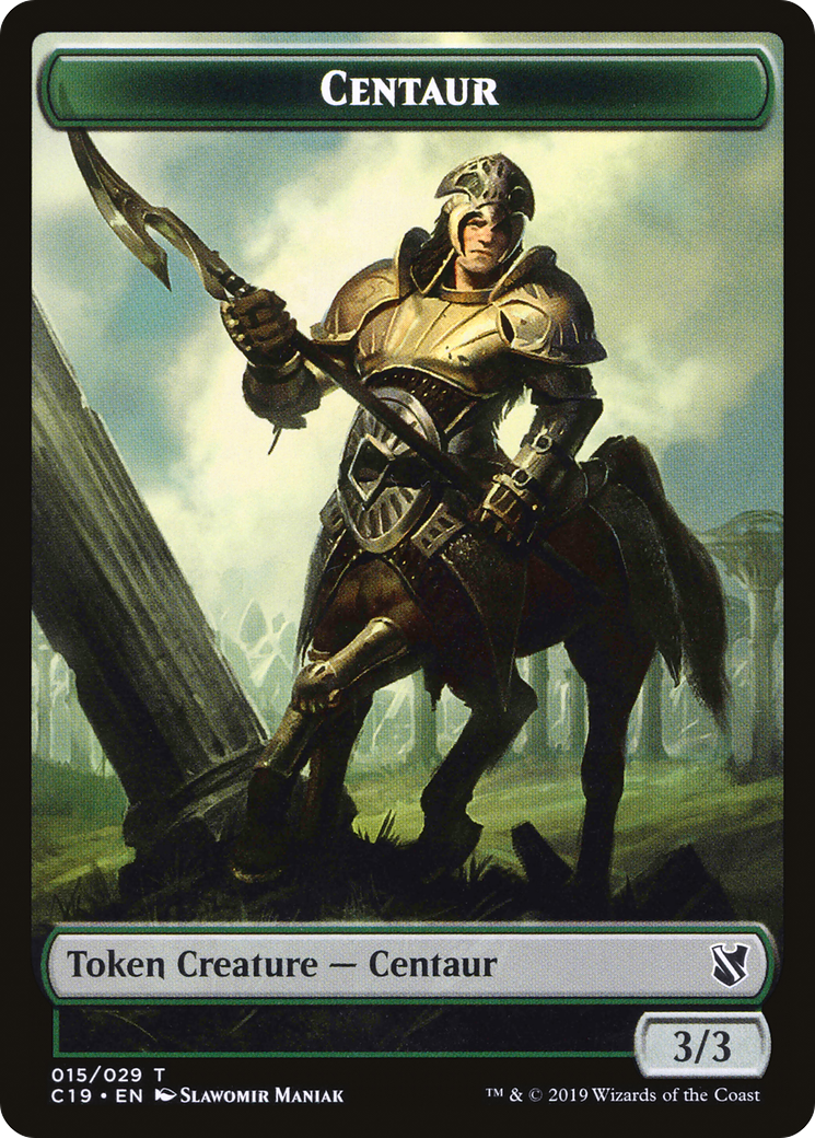 Image of Centaur (TC19-015) - Commander 2019 Tokens