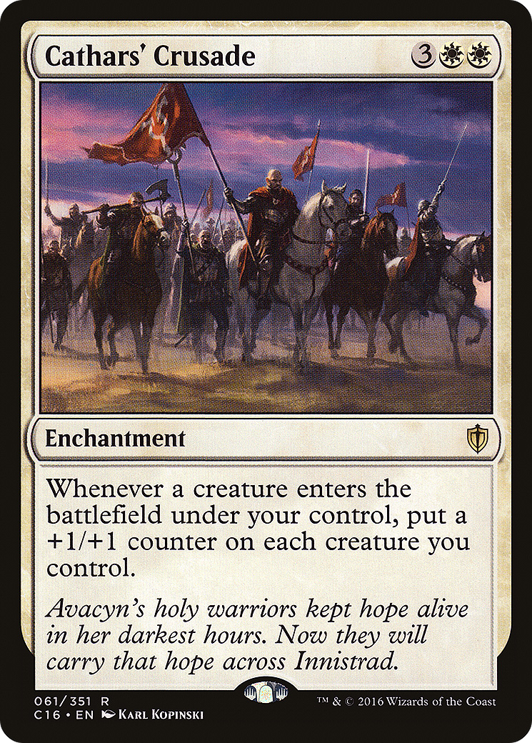 Image of Cathars' Crusade (C16-061) - Commander 2016
