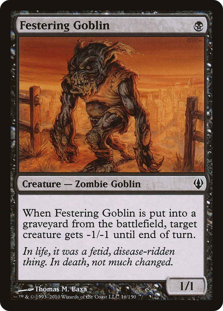 Image of Festering Goblin (ARC-016) - Archenemy