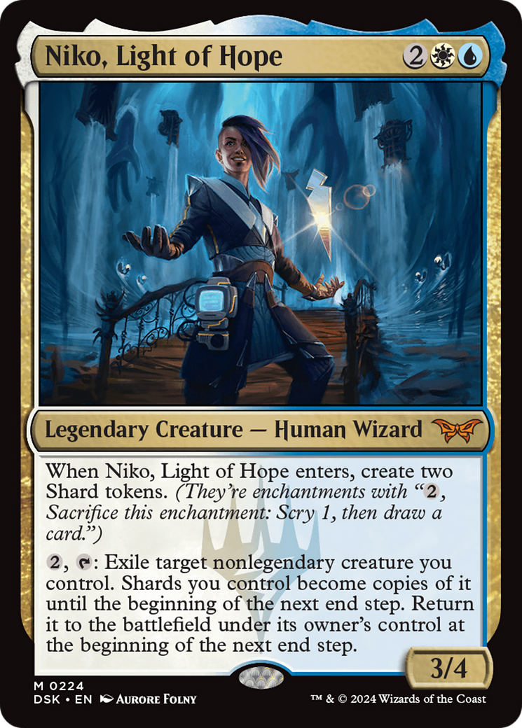 Image of Niko, Light of Hope (DSK-224) - Duskmourn: House of Horror Foil