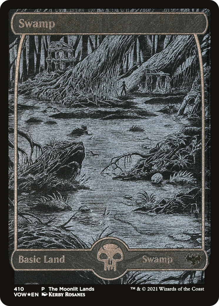 Image of Swamp (VOW-410) - Innistrad: Crimson Vow Etched Foil