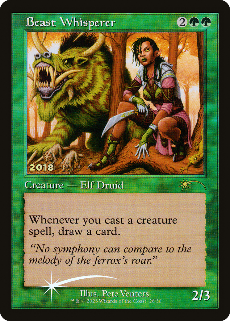 Image of Beast Whisperer (30A-P-026) - 30th Anniversary Play Promos Foil