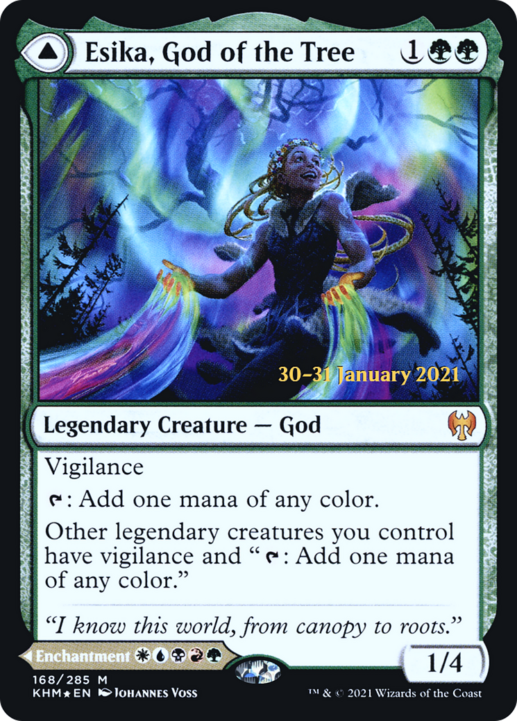 Image of Esika, God of the Tree (PRE-168) - Kaldheim Promos Foil
