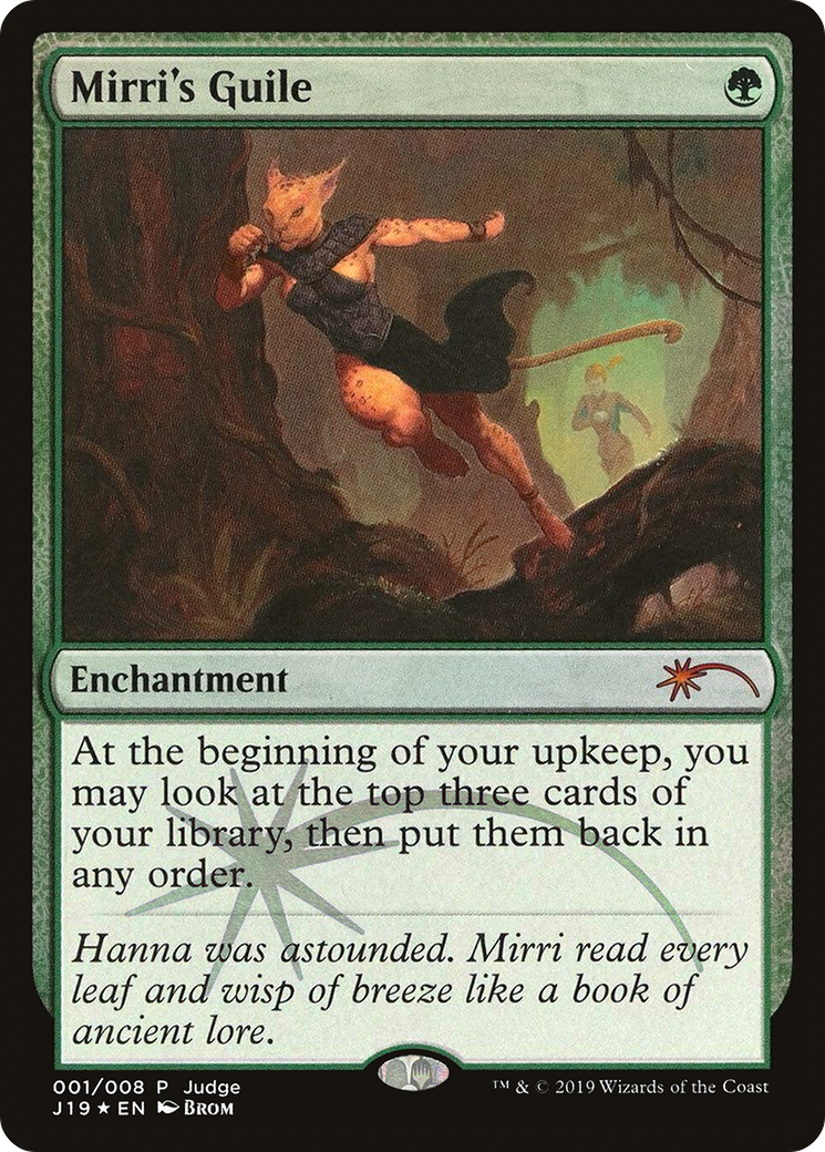 Image of Mirri's Guile (JDG-001) - Judge Gift Cards 2019 Foil