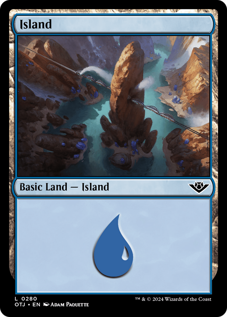 Image of Island (0280) (OTJ-280) - Outlaws of Thunder Junction