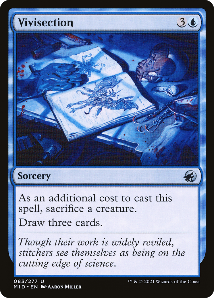 Image of Vivisection (MID-083) - Innistrad: Midnight Hunt Foil