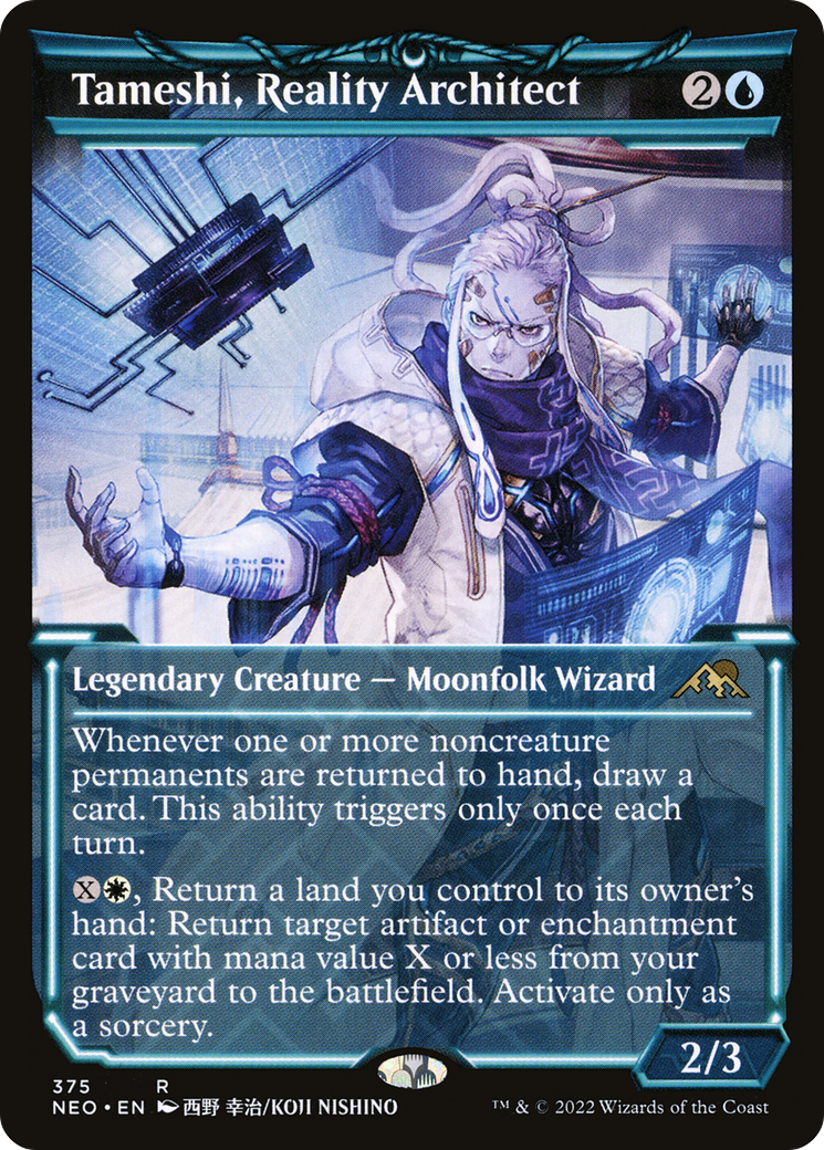 Image of Tameshi, Reality Architect (Showcase) (NEO-375) - Kamigawa: Neon Dynasty: (Showcase)