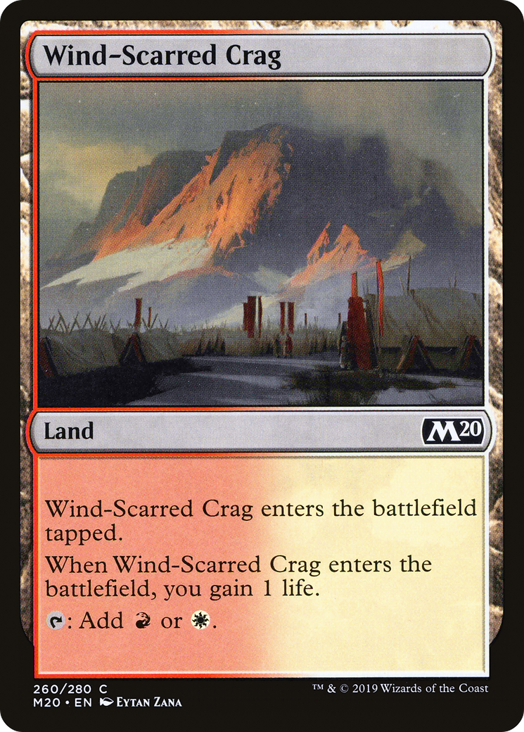 Image of Wind-Scarred Crag (M20-260) - Core Set 2020