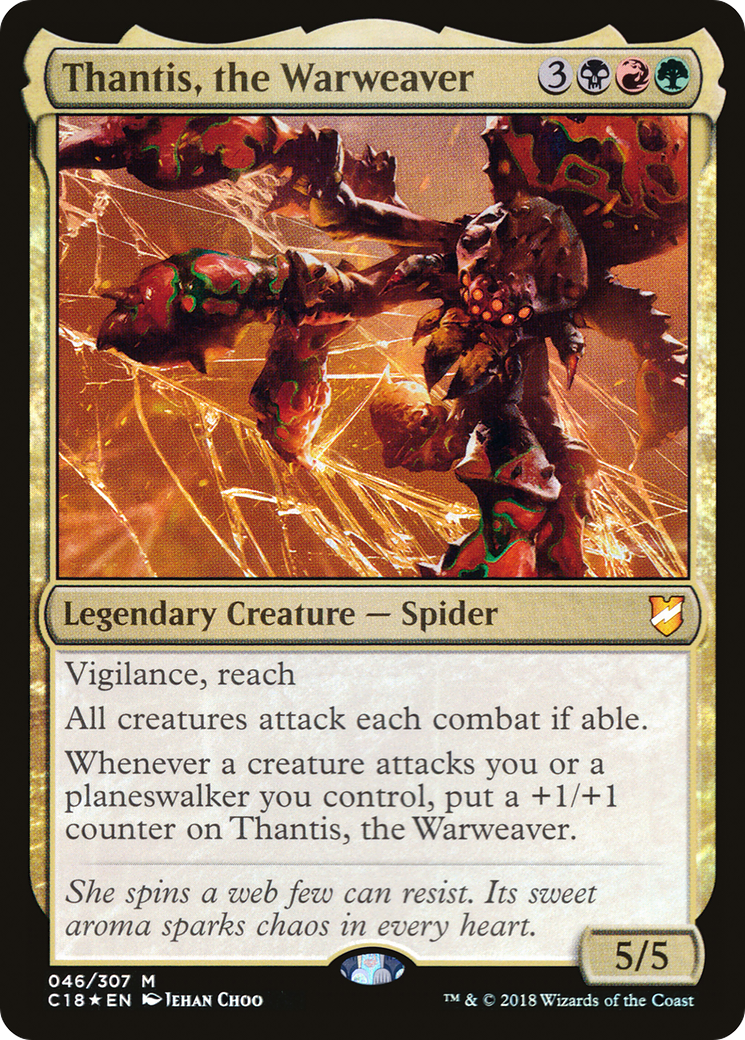 Image of Thantis, the Warweaver (C18-046) - Commander 2018 Foil