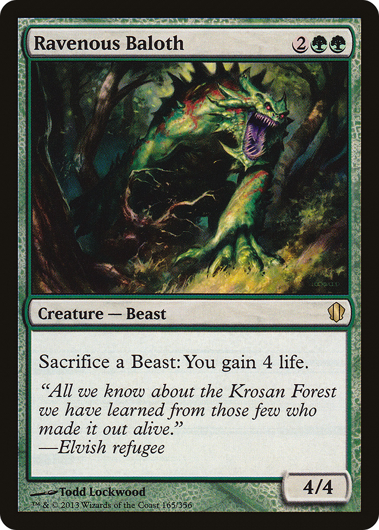 Image of Ravenous Baloth (C13-165) - Commander 2013