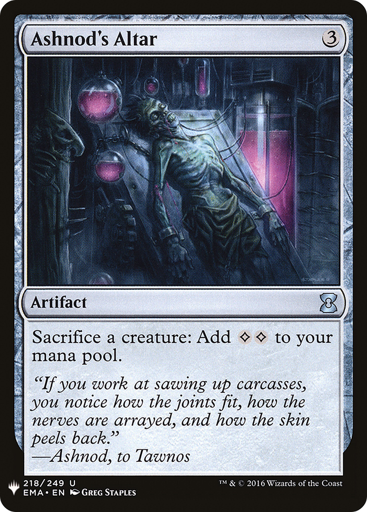 Image of Ashnod's Altar (LIST-EMA-218) - The List