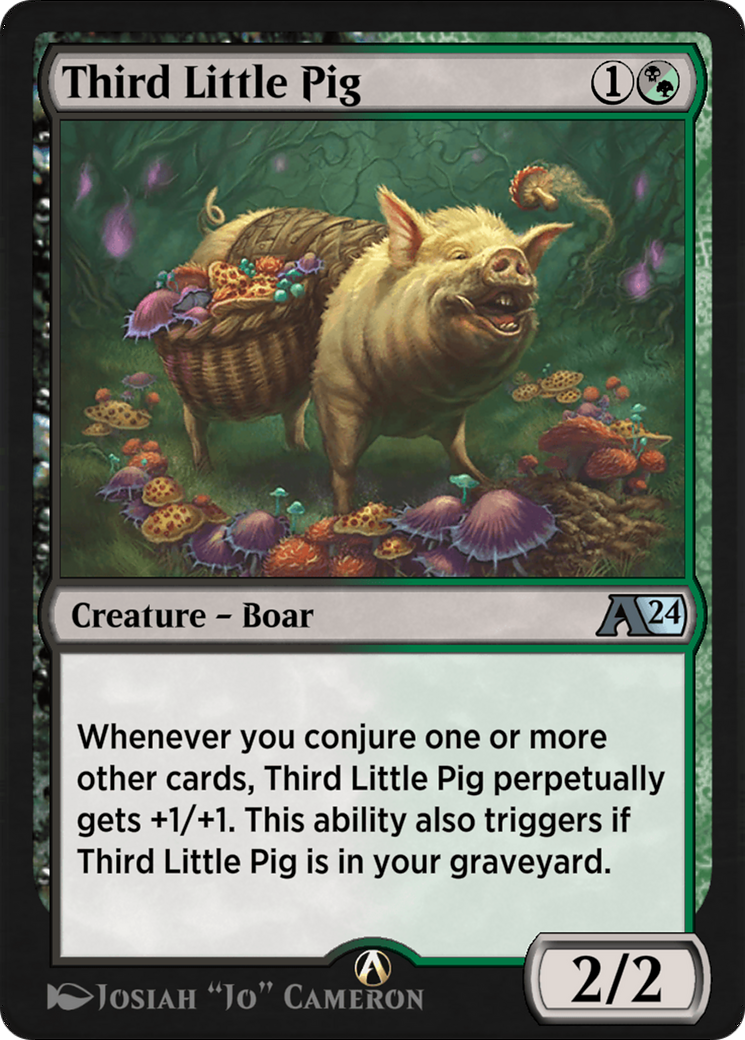 Image of Third Little Pig (YWOE-028) - Alchemy: Wilds of Eldraine