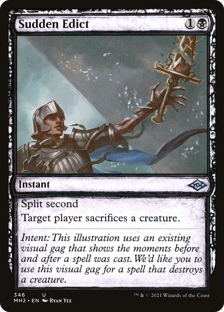 Image of Sudden Edict (Showcase) (MH2-346) - Modern Horizons 2: (Showcase)